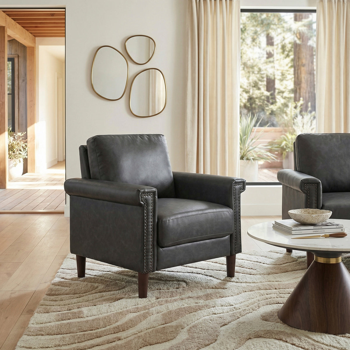 Heritage Dark Gray Chair by Homelegance at Eve Furniture
