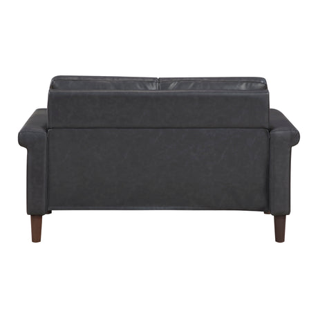 Heritage Dark Gray Loveseat by Homelegance at Eve Furniture