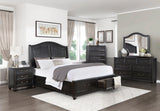 Herman Charcoal Brown Nightstand by Homelegance at Eve Furniture