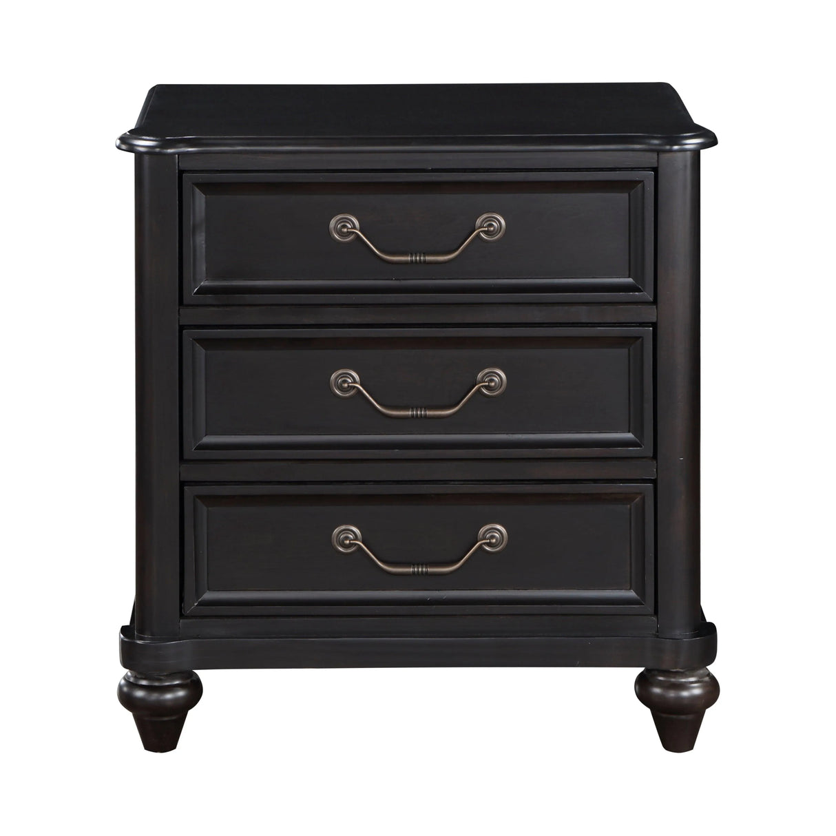 Herman Charcoal Brown Nightstand by Homelegance at Eve Furniture