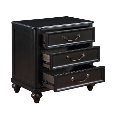 Herman Charcoal Brown Storage Platform Bedroom Set by Homelegance at Eve Furniture