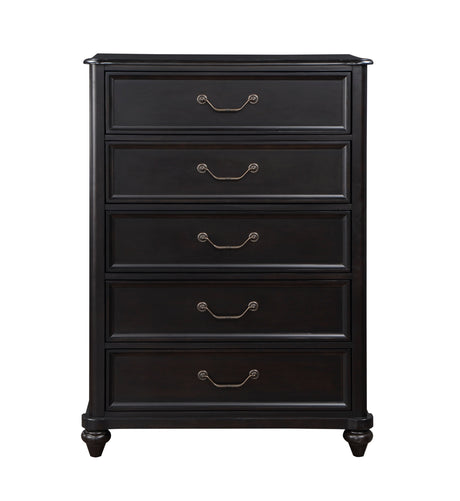 Herman Charcoal Brown Storage Platform Bedroom Set by Homelegance at Eve Furniture