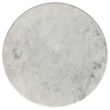 Hermas White and Black 3-Piece Round Marble Coffee and End Table Set by Coaster at Eve Furniture