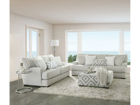 Hermilly Beige Sofa & Loveseat by Furniture of America at Eve Furniture