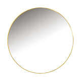 Hermione Gold Round Wall Mirror