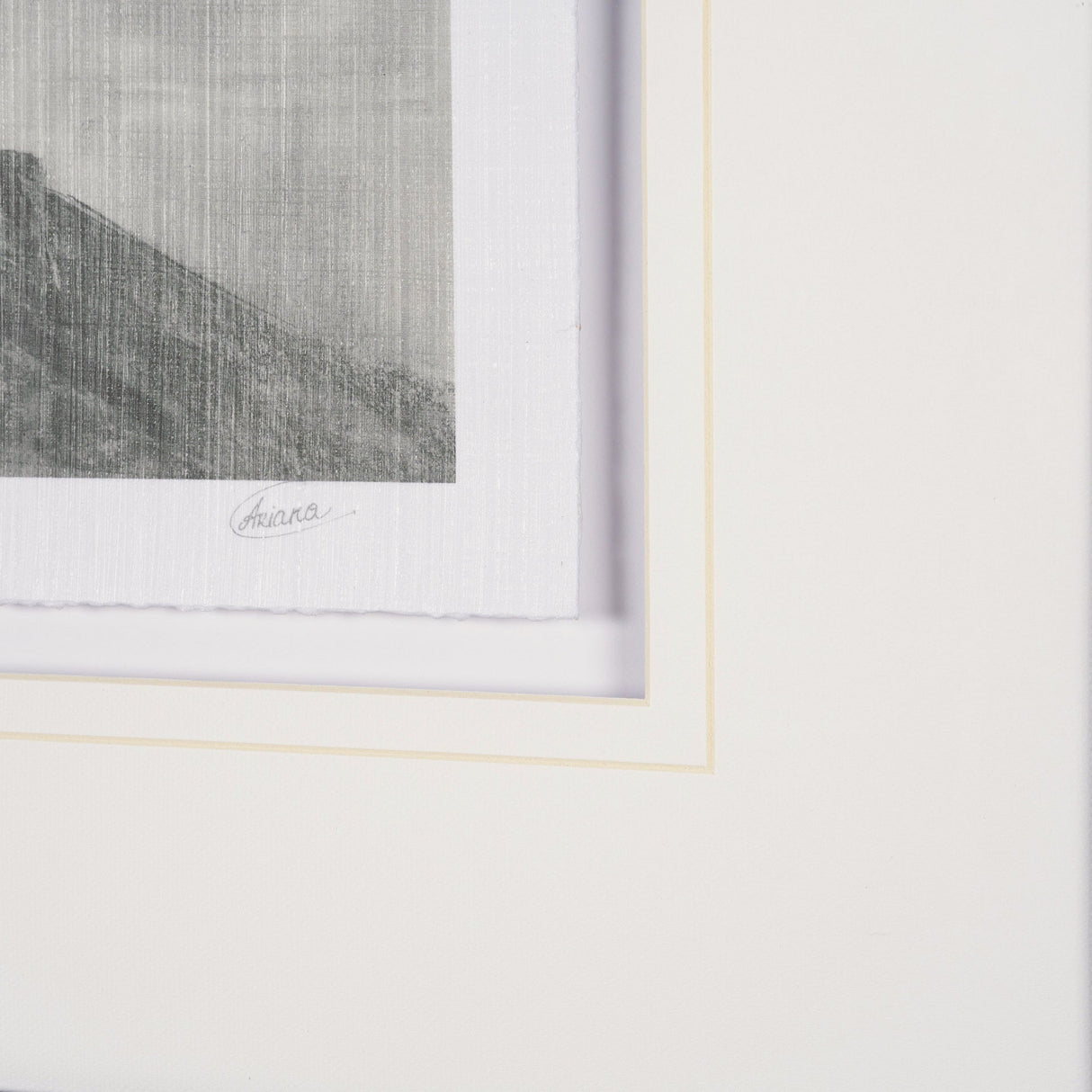 Heron Sketch by Mercana Studio a Hand Embellished Framed Art Print Matted under Glass by Mercana at Eve Furniture