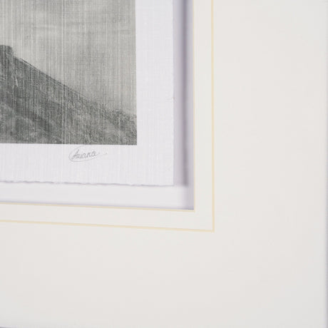 Heron Sketch by Mercana Studio a Hand Embellished Framed Art Print Matted under Glass by Mercana at Eve Furniture