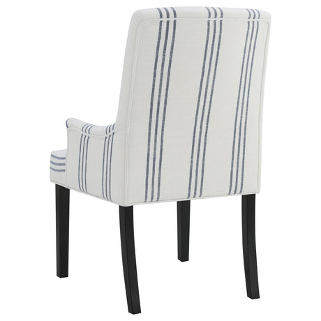 Herran Upholstered Dining Side Chair Beige by Coaster at Eve Furniture