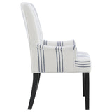 Herran Upholstered Dining Side Chair Beige by Coaster at Eve Furniture