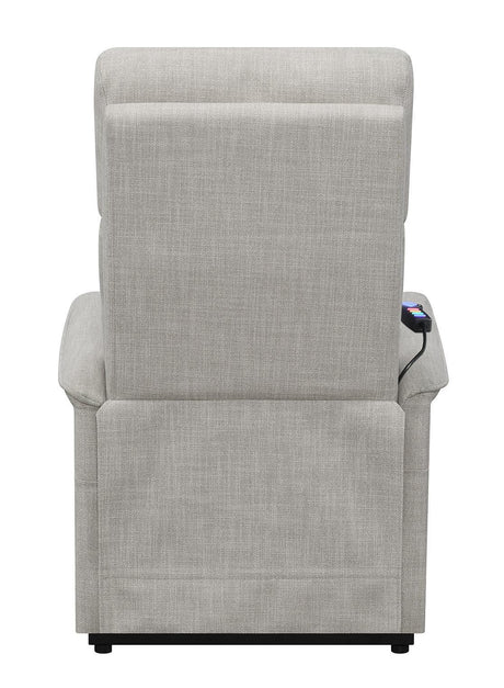 Herrera Beige Power Lift Recliner with Wired Remote by Coaster at Eve Furniture