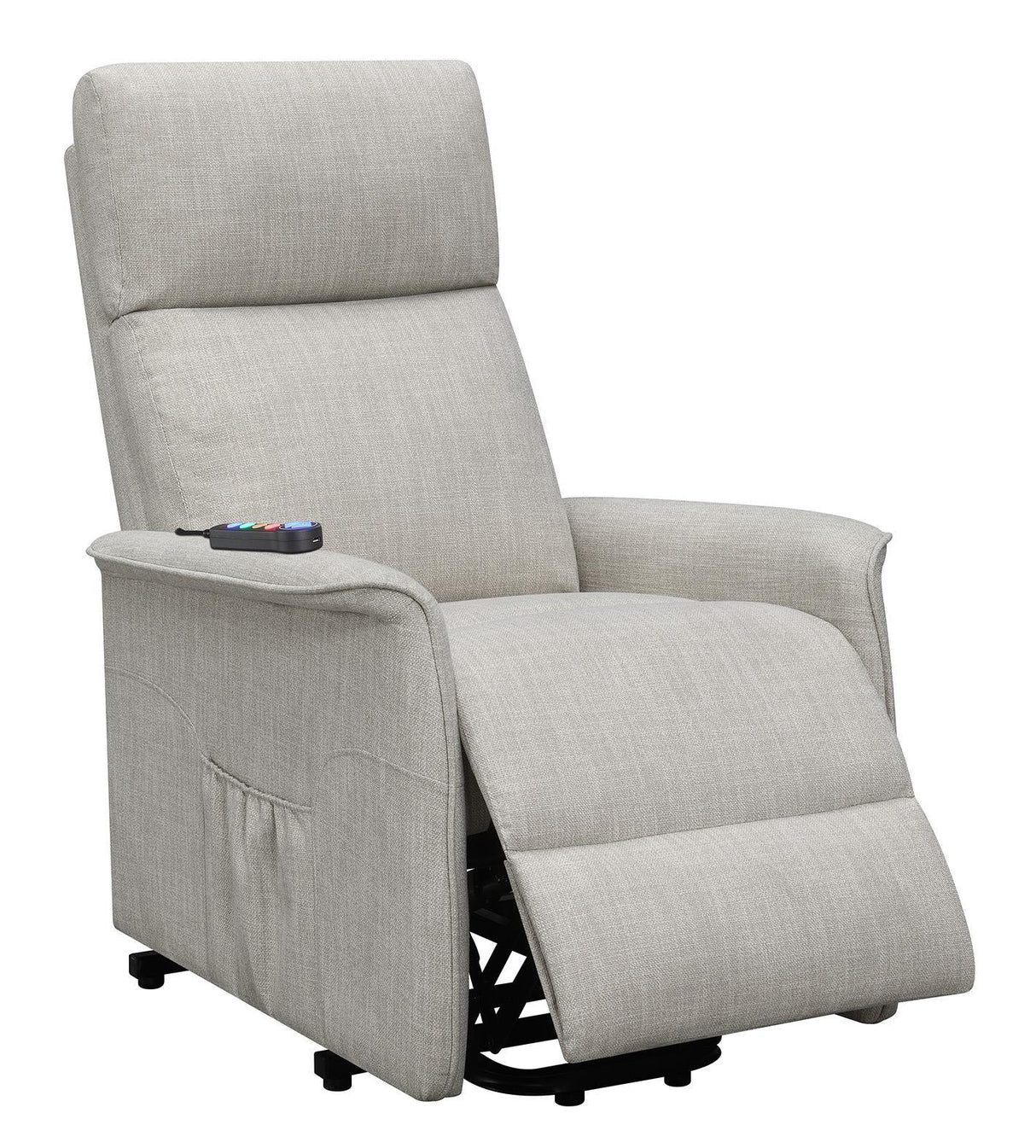 Herrera Beige Power Lift Recliner with Wired Remote by Coaster at Eve Furniture
