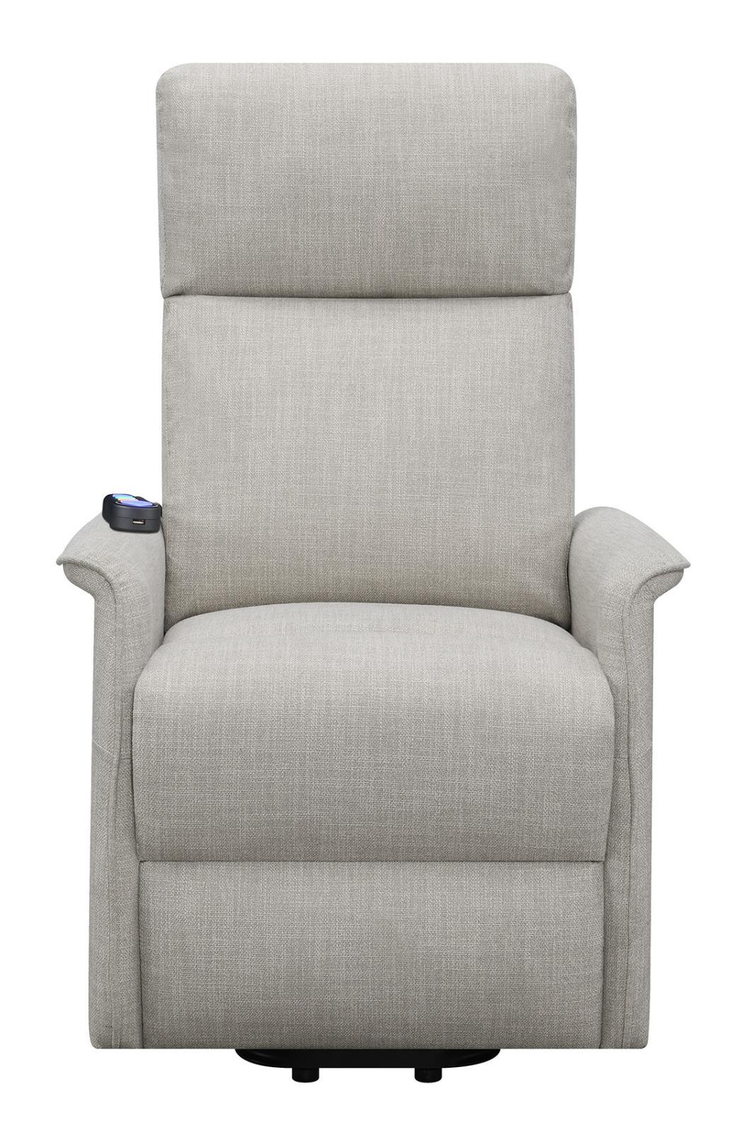 Herrera Beige Power Lift Recliner with Wired Remote by Coaster at Eve Furniture