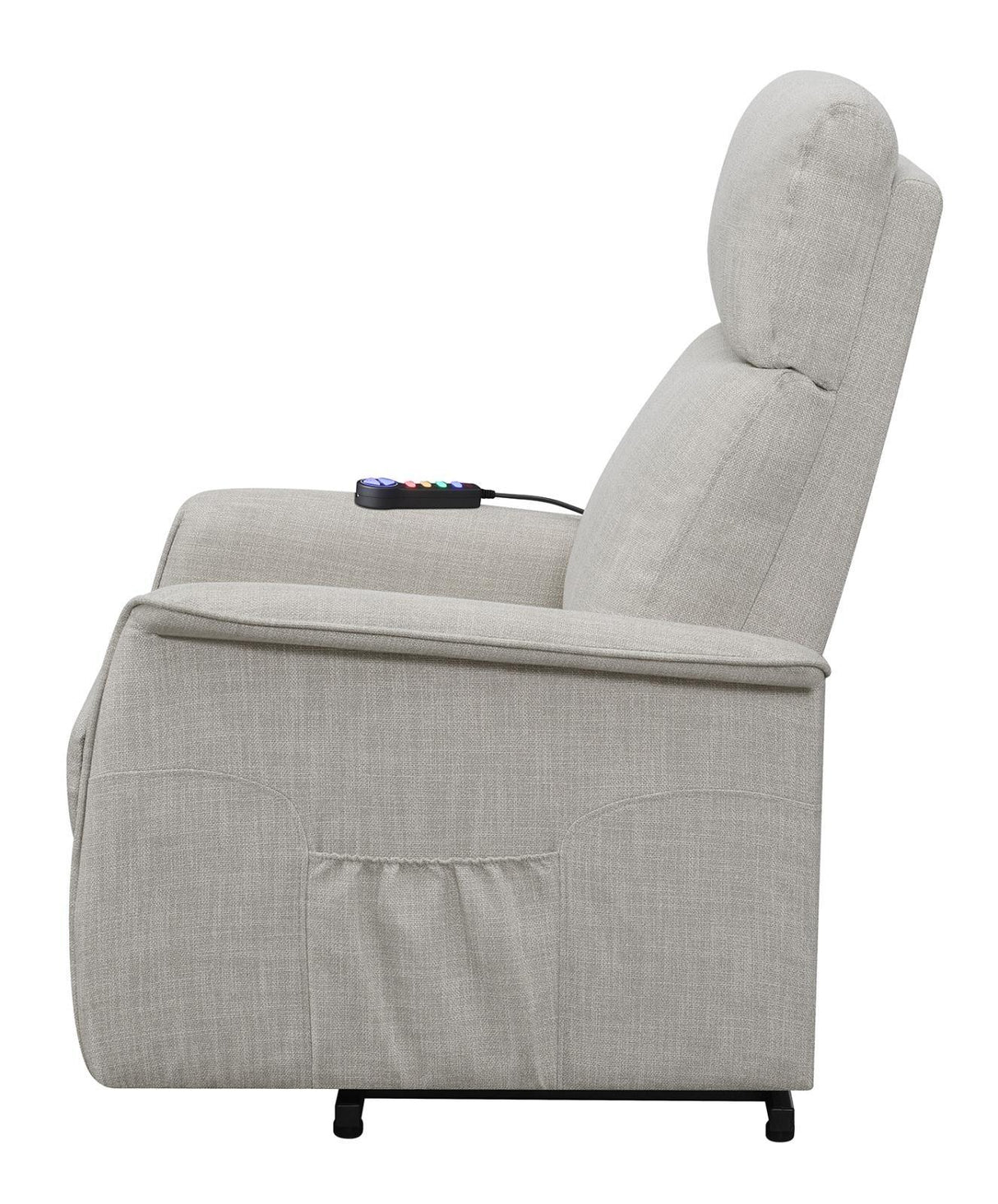 Herrera Beige Power Lift Recliner with Wired Remote by Coaster at Eve Furniture