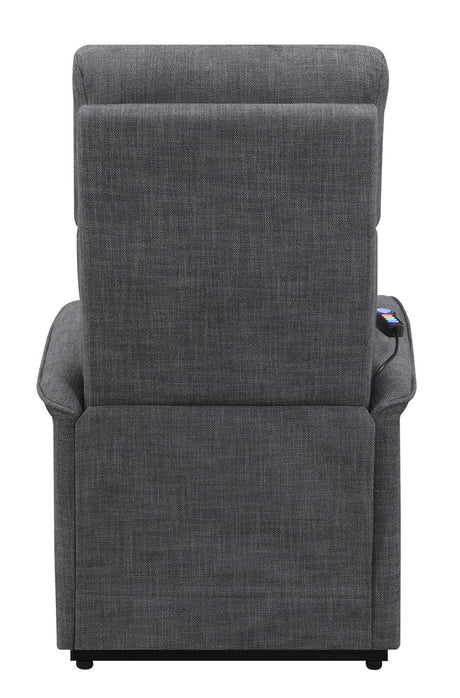 Herrera Charcoal Power Lift Recliner with Wired Remote by Coaster at Eve Furniture