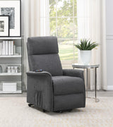 Herrera Charcoal Power Lift Recliner with Wired Remote by Coaster at Eve Furniture