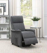 Herrera Charcoal Power Lift Recliner with Wired Remote by Coaster at Eve Furniture