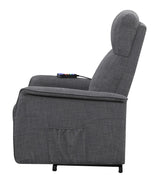 Herrera Charcoal Power Lift Recliner with Wired Remote by Coaster at Eve Furniture