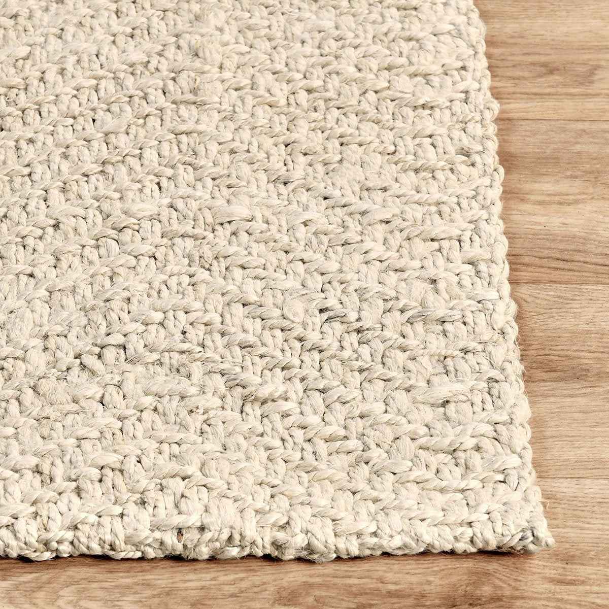Herringbone Ivory Rug by Classic Home at Eve Furniture