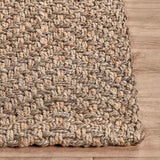 Herringbone Natural Rug by Classic Home at Eve Furniture