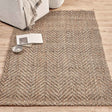 Herringbone Natural Rug by Classic Home at Eve Furniture