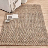 Herringbone Natural Rug by Classic Home at Eve Furniture