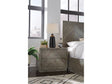 Herringbone Solid Wood Two Drawer Nightstand in Rustic Latte by Modus Furniture at Eve Furniture