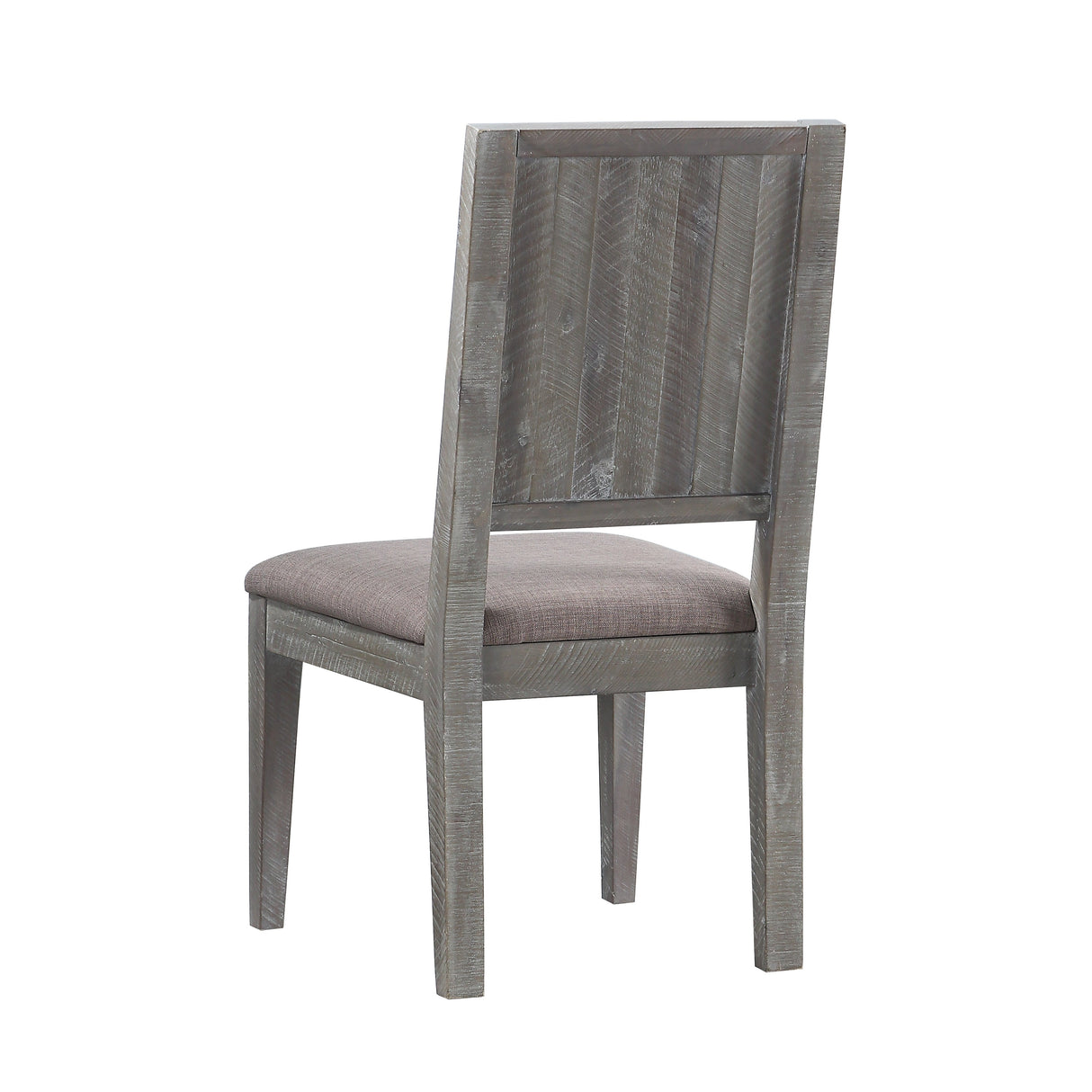Herringbone Solid Wood Upholstered Dining Chair in Rustic Latte (Set of 2) by Modus Furniture at Eve Furniture