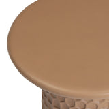 Hessa Indoor/Outdoor Concrete Chiseled Side Table by TOV Furniture at Eve Furniture