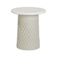 Hessa Indoor/Outdoor Concrete Chiseled Side Table by TOV Furniture at Eve Furniture