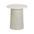 Hessa Indoor/Outdoor Concrete Chiseled Side Table by TOV Furniture at Eve Furniture