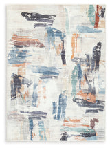 Hessland Multi Washable Large Rug by Ashley at Eve Furniture