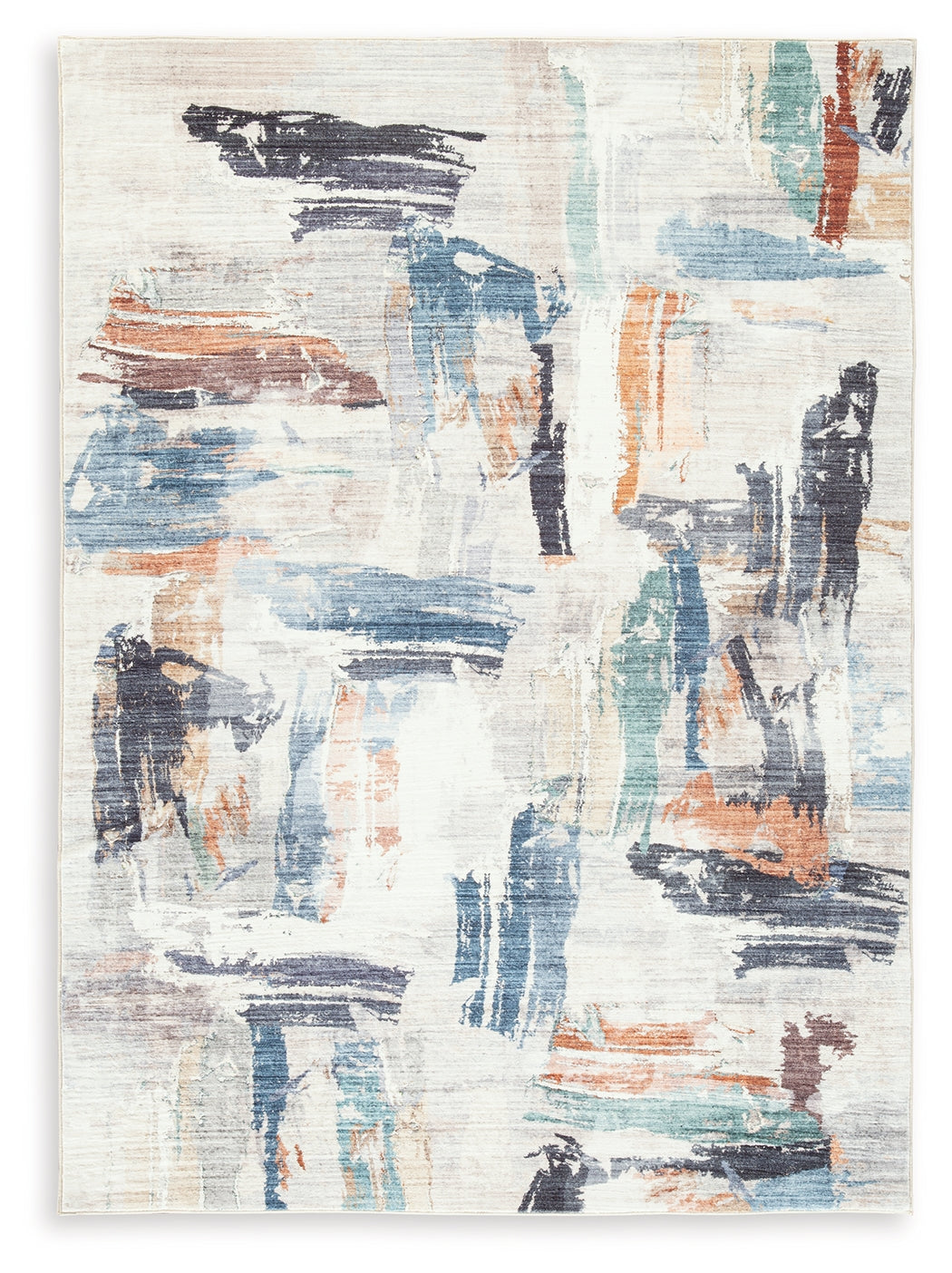 Hessland Multi Washable Medium Rug by Ashley at Eve Furniture