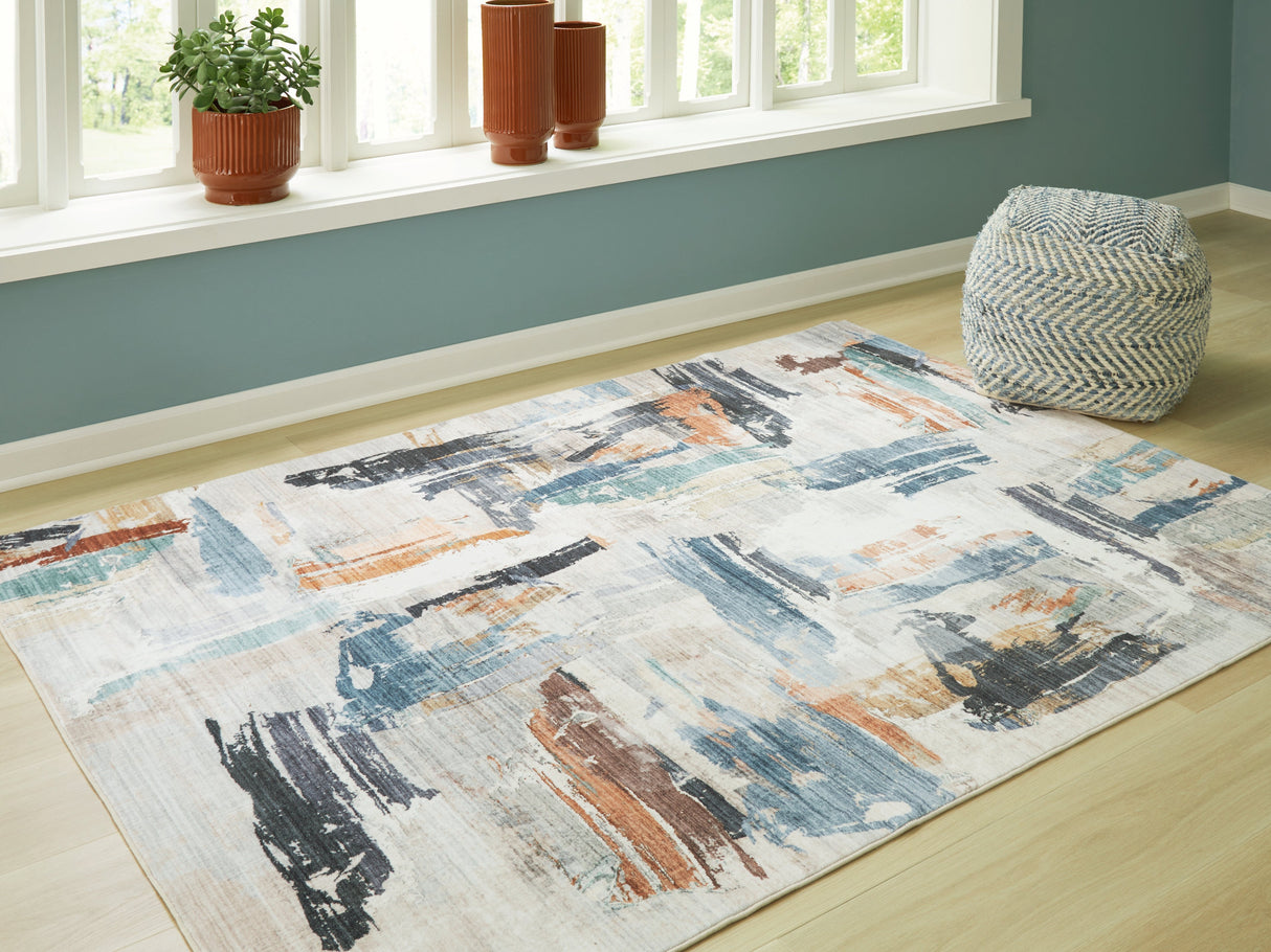 Hessland Multi Washable Medium Rug