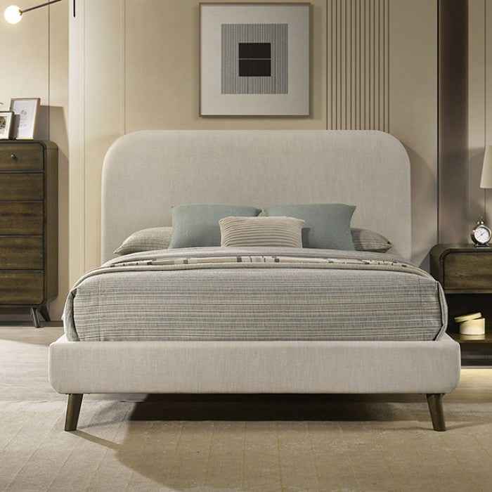 Heswall Rustic Oak 4-Piece Queen Bedroom Set by Furniture of America at Eve Furniture