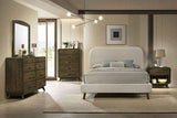 Heswall Rustic Oak 4-Piece Queen Bedroom Set by Furniture of America at Eve Furniture