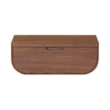 Hettie Dark Brown Floating Nightstand by MOES at Eve Furniture