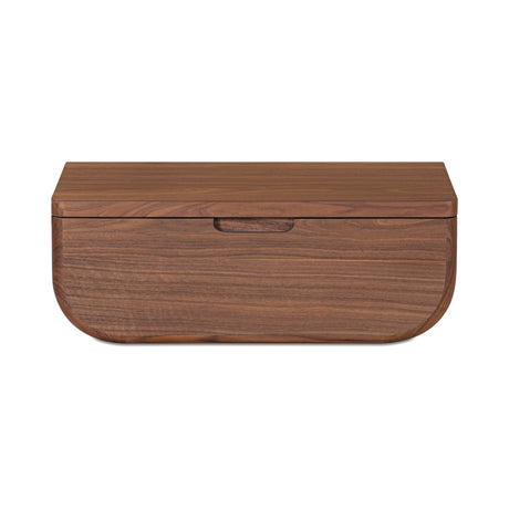 Hettie Dark Brown Floating Nightstand by MOES at Eve Furniture