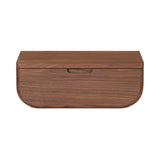 Hettie Dark Brown Floating Nightstand by Moe's Home at Eve Furniture