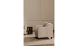 Hewitt Accent Chair Beige Stripe by Moe's Home at Eve Furniture