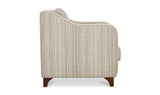 Hewitt Accent Chair Beige Stripe by Moe's Home at Eve Furniture