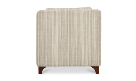 Hewitt Accent Chair Beige Stripe by Moe's Home at Eve Furniture