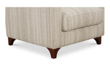 Hewitt Accent Chair Beige Stripe by Moe's Home at Eve Furniture