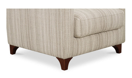 Hewitt Accent Chair Beige Stripe by Moe's Home at Eve Furniture