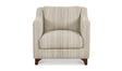 Hewitt Accent Chair Beige Stripe by Moe's Home at Eve Furniture