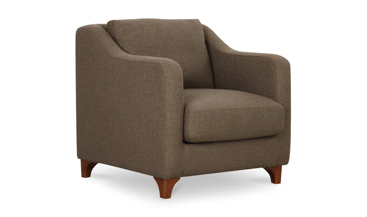 Hewitt Accent Chair Warm Grey by Moe's Home at Eve Furniture