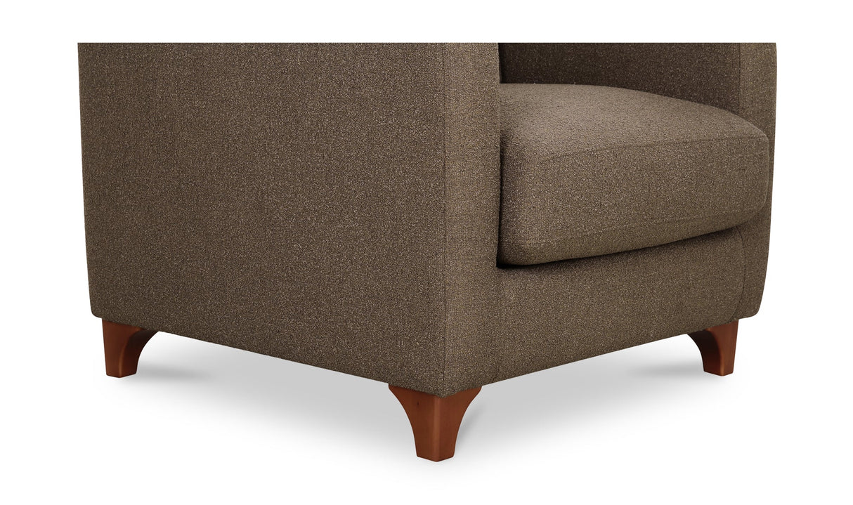 Hewitt Accent Chair Warm Grey by Moe's Home at Eve Furniture