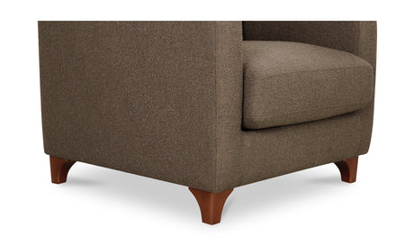 Hewitt Accent Chair Warm Grey by Moe's Home at Eve Furniture