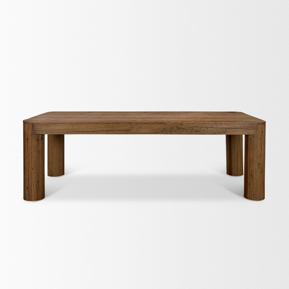 Hewitt 94" Rectangular Smooth Reclaimed Wood Dining Table by Mercana at Eve Furniture