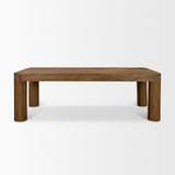 Hewitt 94" Rectangular Smooth Reclaimed Wood Dining Table by Mercana at Eve Furniture