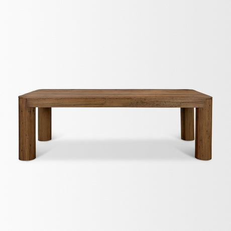 Hewitt Rectangular Smooth Reclaimed Wood Dining Table by Mercana at Eve Furniture